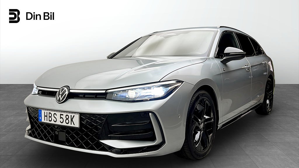 Volkswagen Passat R-Line Black TDI193 DSG 4M P-vämare/Drag