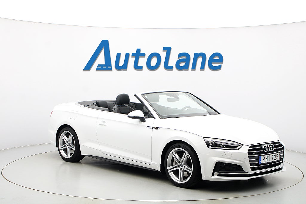 Audi A5 Cabriolet 2.0  Quattro, S-line, Kampanj 3,95% ränta