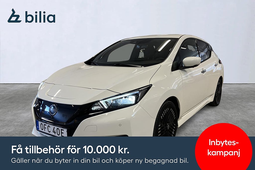 Nissan Leaf N-Connecta/Rattvärme/Navi/s&v-däck/360 Backka...