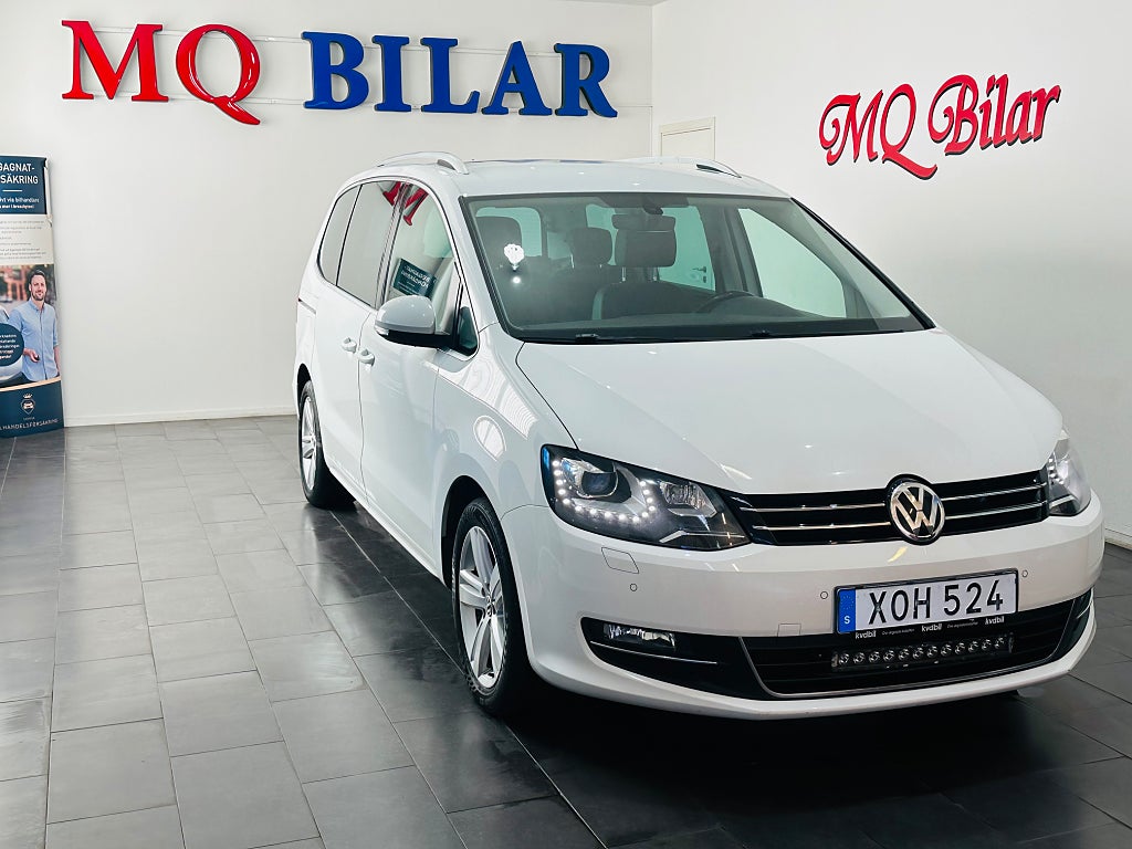 Volkswagen Sharan 7-sits 2.0 TDI DSG SCR BMT 4M GT Euro 6 Ny Kamrem 184hk