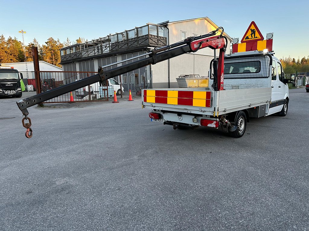 Mercedes-Benz Sprinter KRANBIL 316 BlueTEC 7G-T 163hk 1ÄGARE