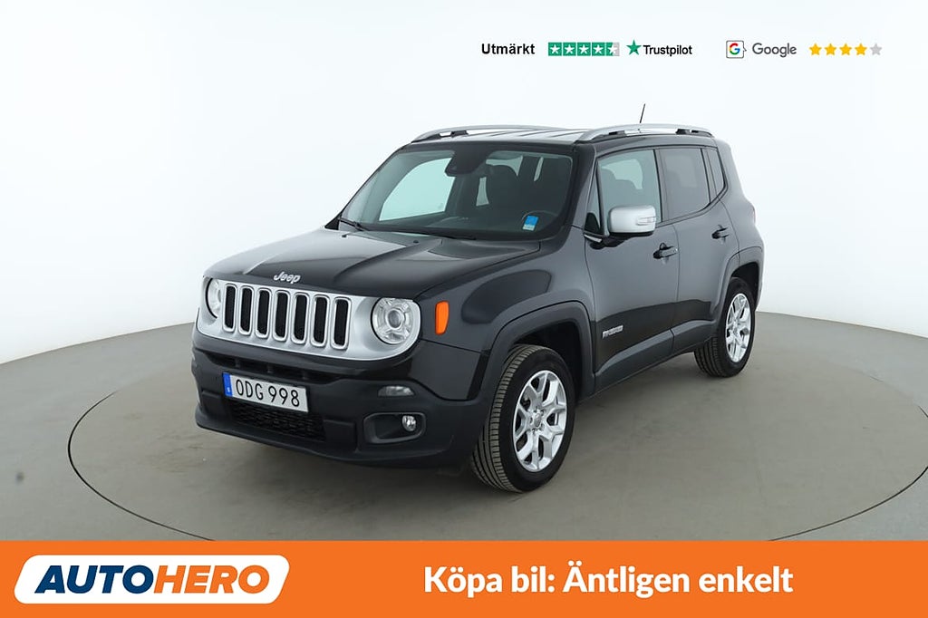 Jeep Renegade 1.4 M-Air Limited 4WD / Rattvärme, Backkame...