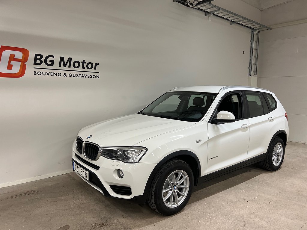 BMW X3 xDrive20d Steptronic 190hk P-Sens/Sommar- Vinterhjul