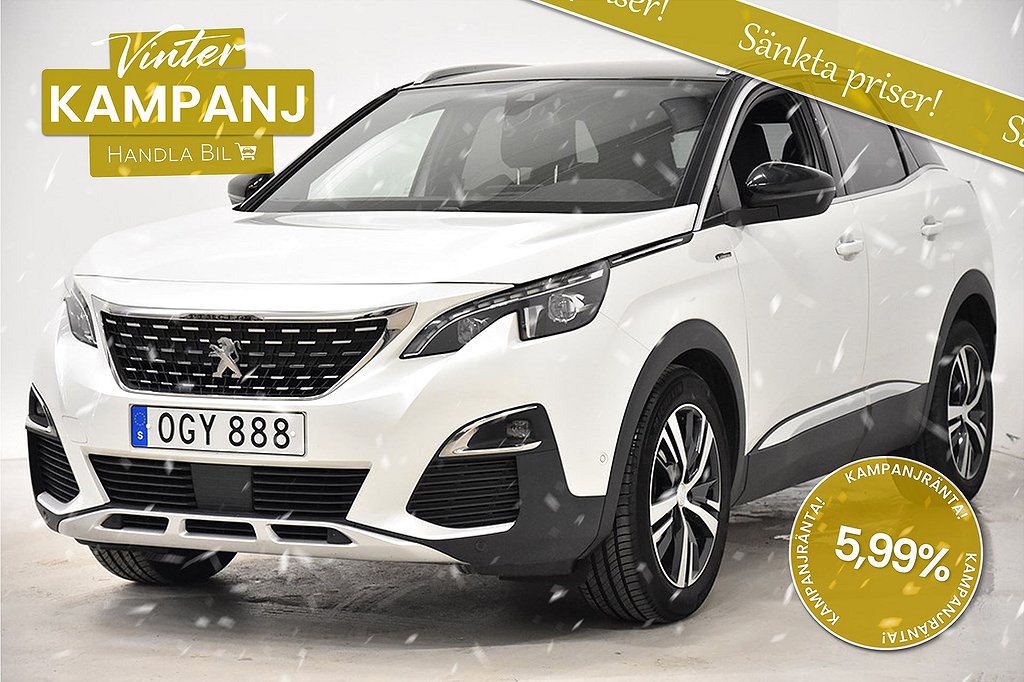 Peugeot 3008 1.6 Aut GT-Line BT-Audio SoV-Ingår 165hk