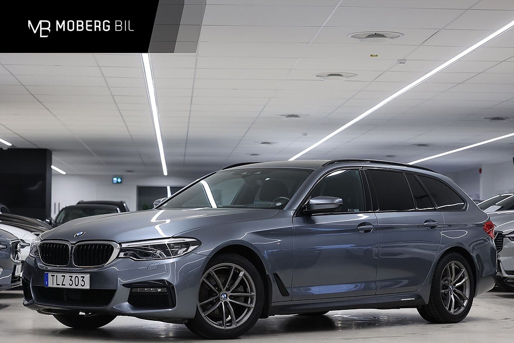 BMW 520 d xDrive Touring 190hk M-Sport H/K Shadow 360 Värmare