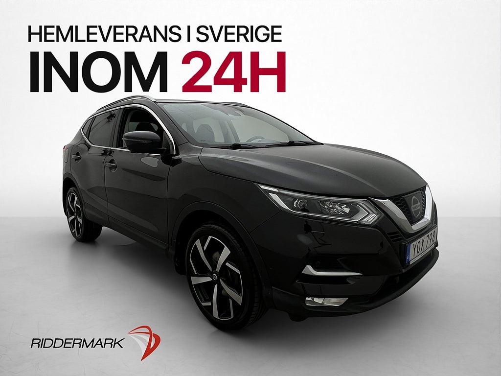 Nissan Qashqai 1.2 DIG-T 115hk Tekna Pano 360° Navi Keyless