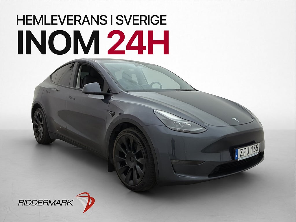 Tesla Model Y Long Range AWD Autopilot Pano En-Brukare MOMS