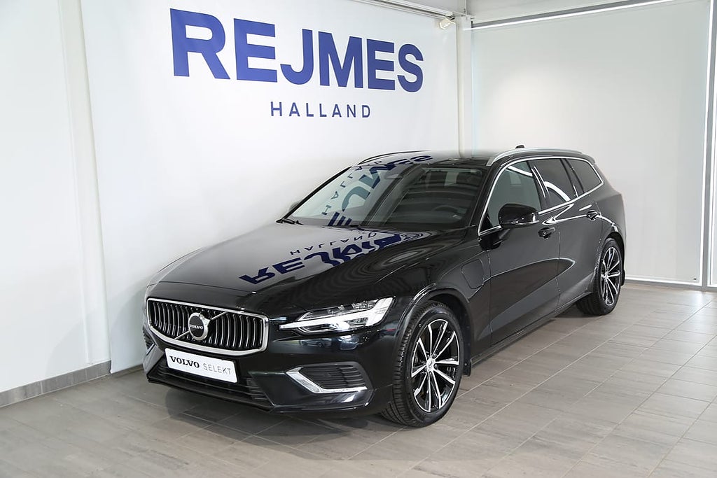 Volvo V60 T6 Plus Bright Edition |Drag |Kamera |Läder |Elstol |Mörkton