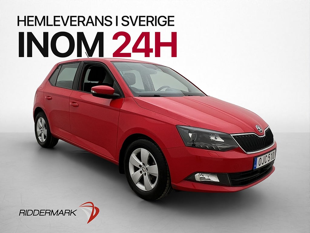 Skoda Fabia TDI 90hk Style CarPlay Farthållare P-Sensorer