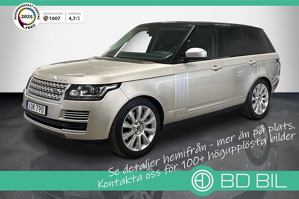 Land Rover Range Rover Vogue L405 4.4 SDV8 340HK PANO MERIDIAN VÄRMARE