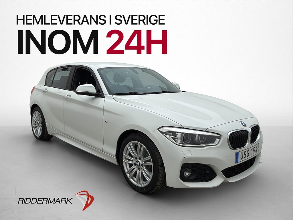 BMW 118d M Sport P-Sensorer Alcantara Rattvärme Keyless