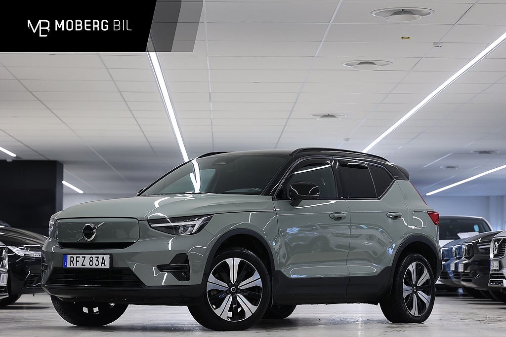 Volvo XC40 Recharge Twin motor 408hk Core Drag Keyless MOMS