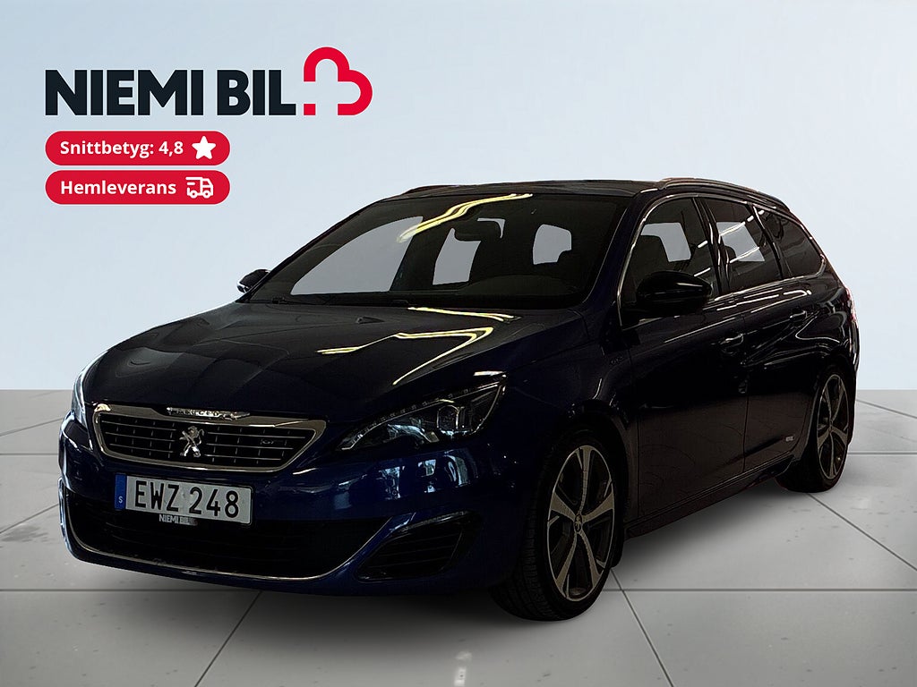 Peugeot 308 sw 308 GT SW Aut 2.0 Dragkrok Mvärm Navi B-kamera S&V-däck