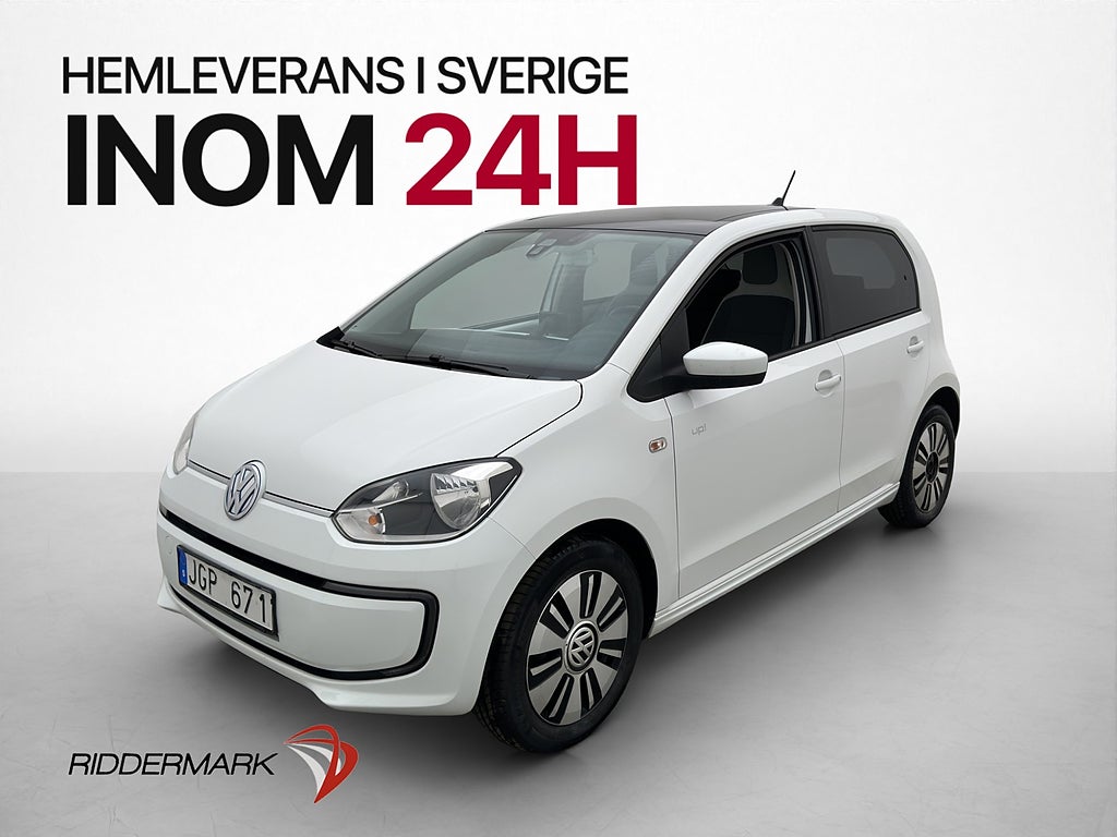 Volkswagen e-up! 82hk Glastak Navi P-värmare *FINT SKICK*