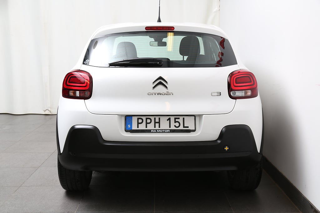 Citroën C3 1,2 PureTech 83hk CarPlay P-Sensorer 2021