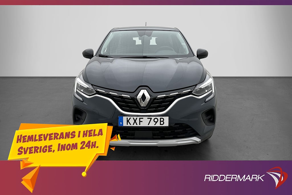 Renault Captur 1.0 TCe 100hk Zen P-Sensorer CarPlay