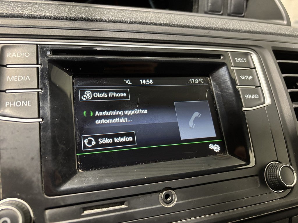 Volkswagen Transporter T32 2.0 TDI BMT Backkam Drag Värmare Endast 1900mil