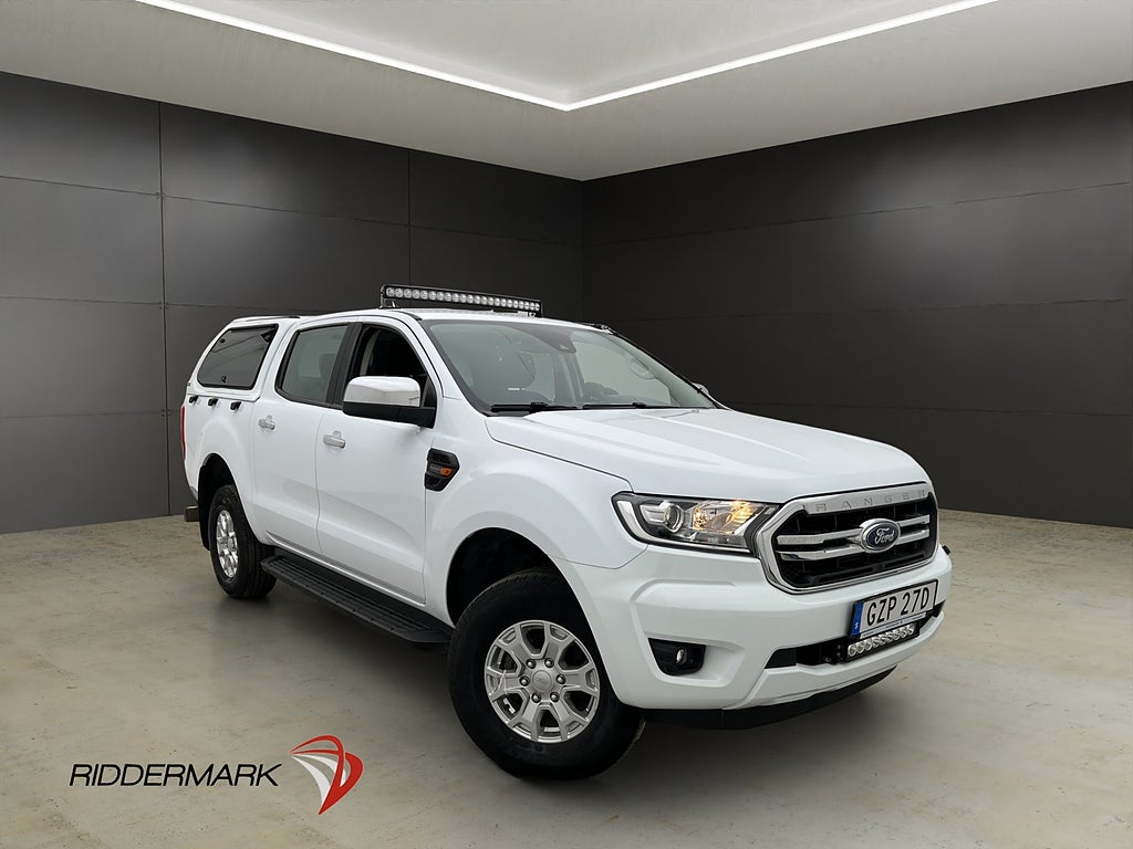 Ford ranger 2.0 XLT 4x4 170hk Värmare Dragkrok Kåpa CARPLAY