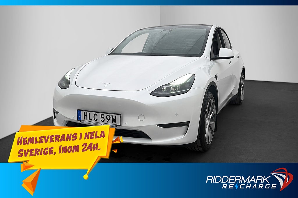 Tesla Model Y Long Range AWD MOMS Autopilot Pano Svensksåld