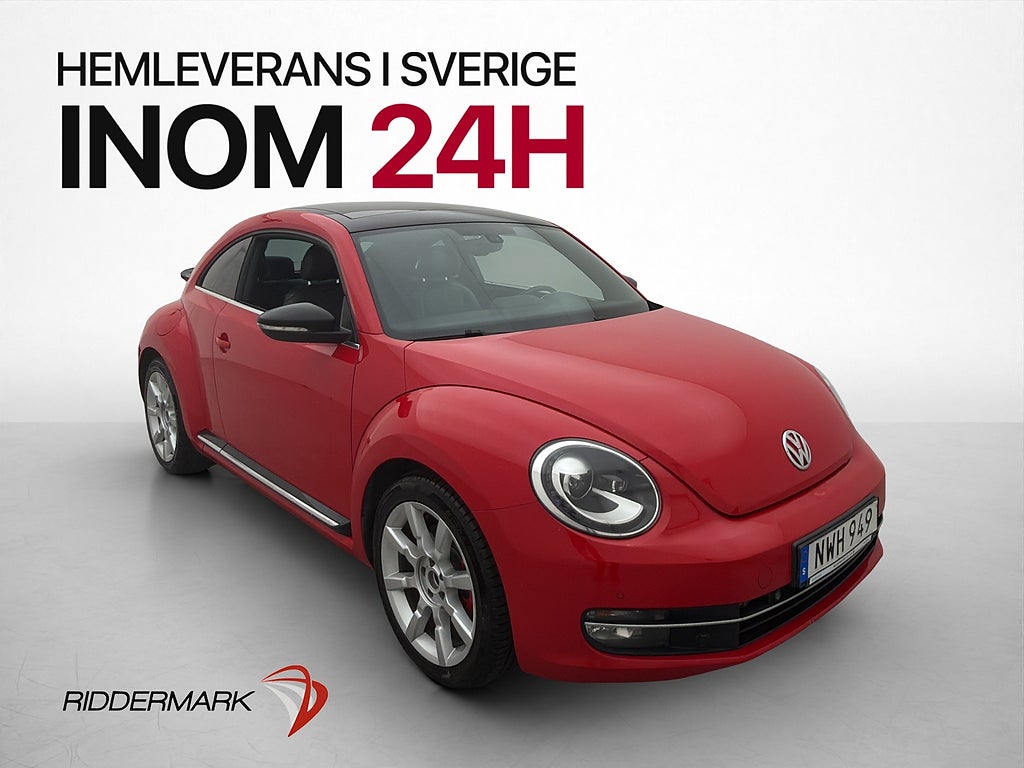 Volkswagen Beetle 2.0 TSI 220hk GT Fender Kamera Skinn Pano