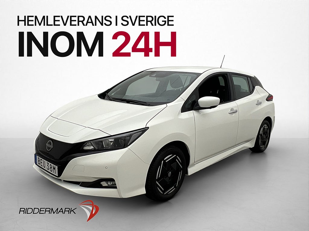 Nissan Leaf 40 kWh N-Connecta 360° Värmepump Adaptiv farth.