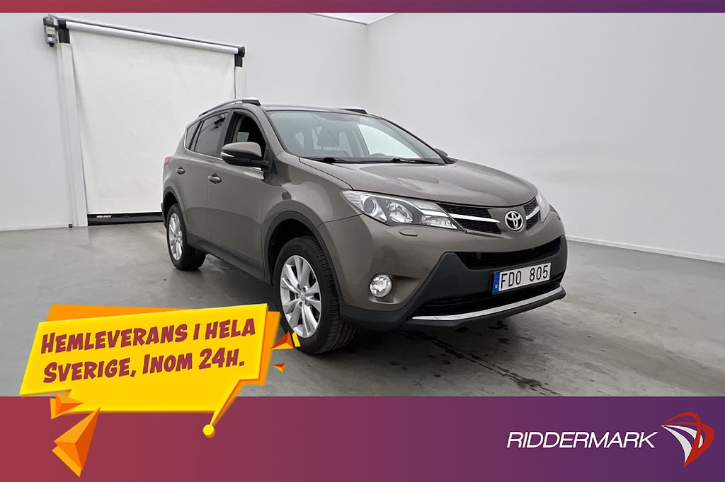 Toyota RAV4 2.0 AWD 151hk Style M/K-Värmare Kamera Dragkrok