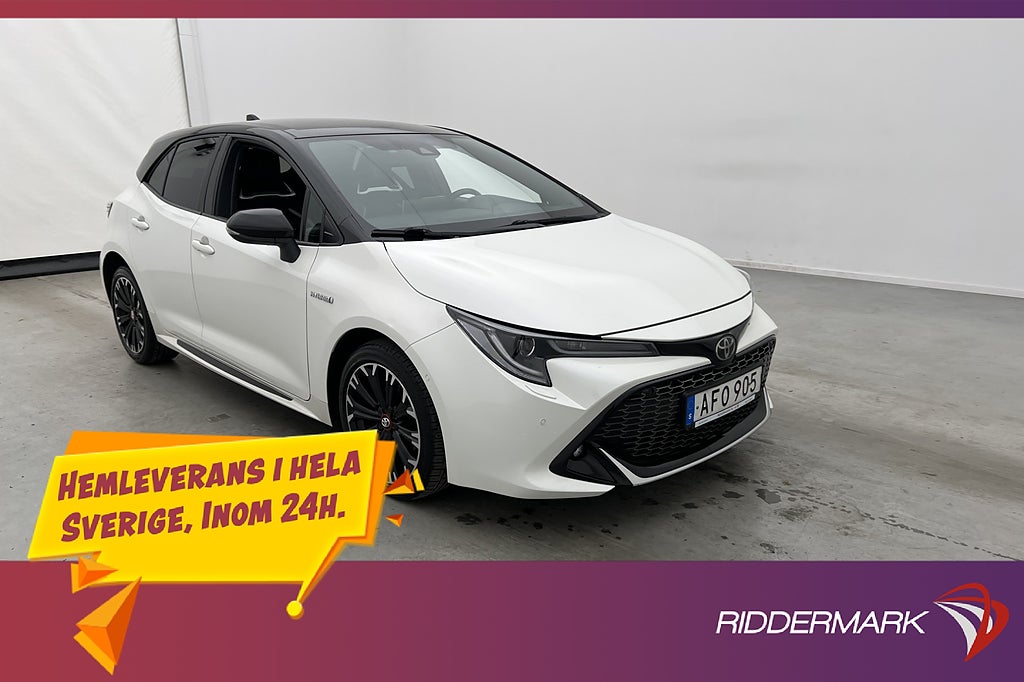Toyota Corolla Hybrid GR Sport Kamera Halvskinn Låg skatt