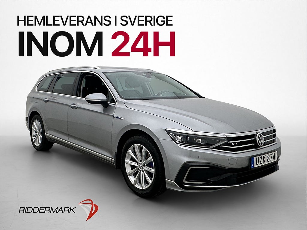 Volkswagen Passat GTE 218hk P-Värmare Kamera CarPlay Drag