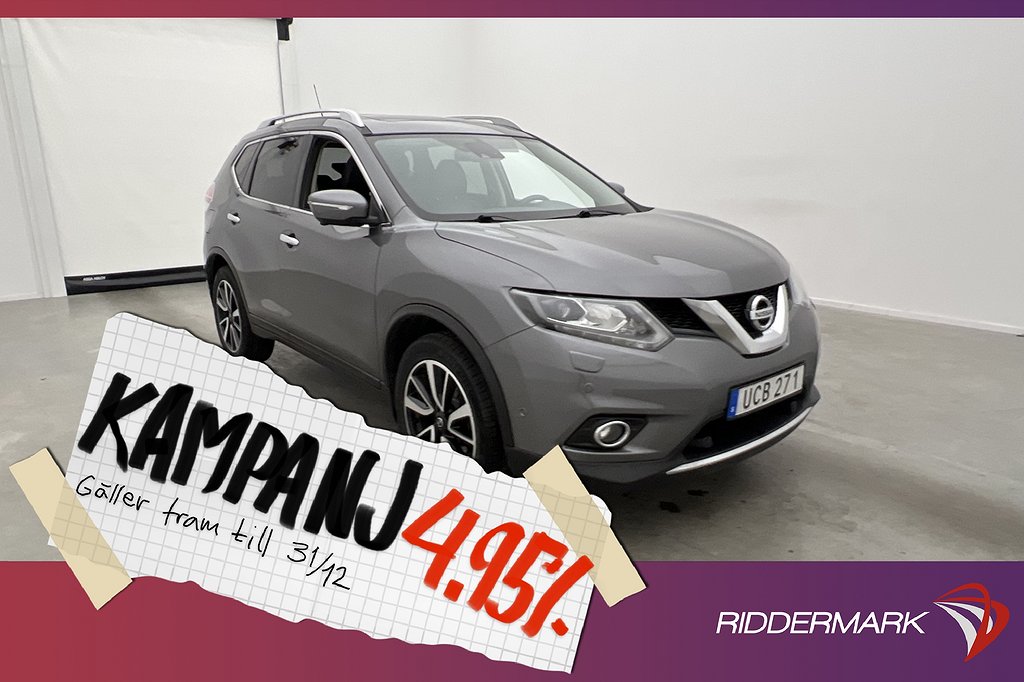 Nissan X-Trail 1.6 dCi 130hk Tekna Pano 360° 4,95% Ränta