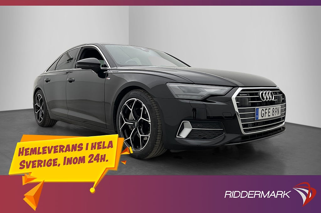 Audi A6 45 TFSI Q 245hk S-Line Navi Adaptiv-fart P-Sensorer