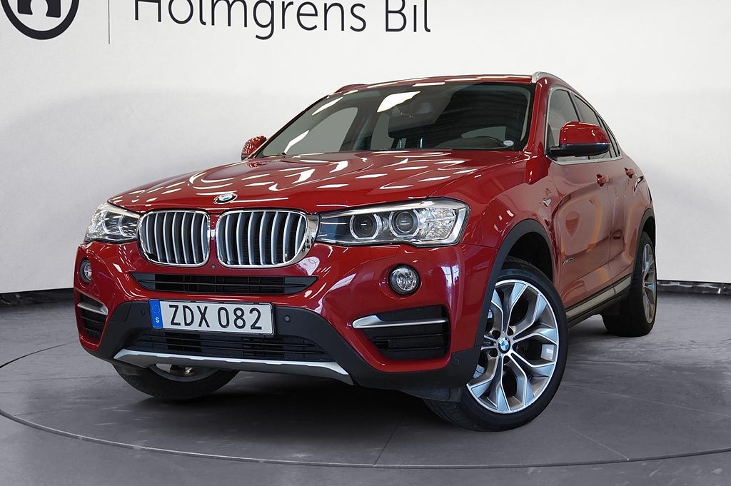 BMW X4 xDrive20d X Line Drag HiFi Backkamera Rattvärme | Ränta 1,99%