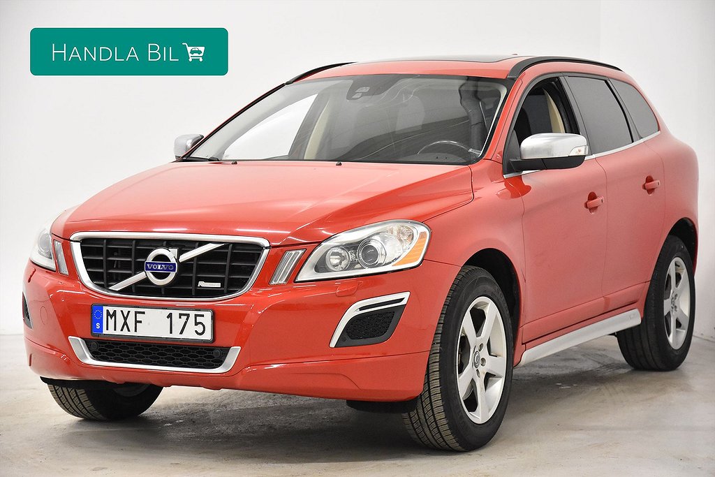 Volvo XC60 D4 AWD Aut R-Design Pano Navi Drag D-Värm Skinn 163hk