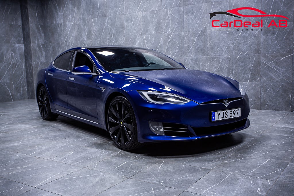 Tesla Model S 75 320hk Panorama Kamera Navi Halvskinn