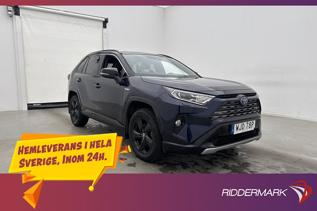 Toyota RAV4 Hybrid Skinn Dragkrok Kamera Rattvärme 218hk