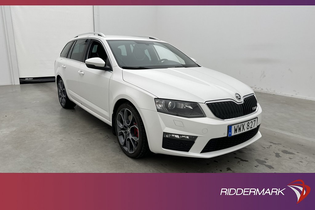 Skoda Octavia RS TDI 184hk Canton Värmare Sensorer Drag