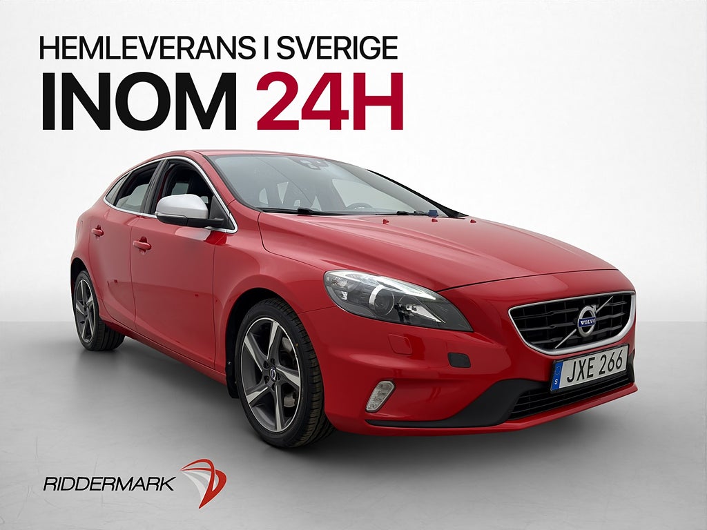 Volvo V40 T2 122hk R-Design Skinn Värmare 0.55l/Mil