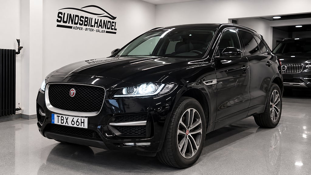 Jaguar F-Pace 20d AWD R-Sport Kamera Navi Värmare Drag