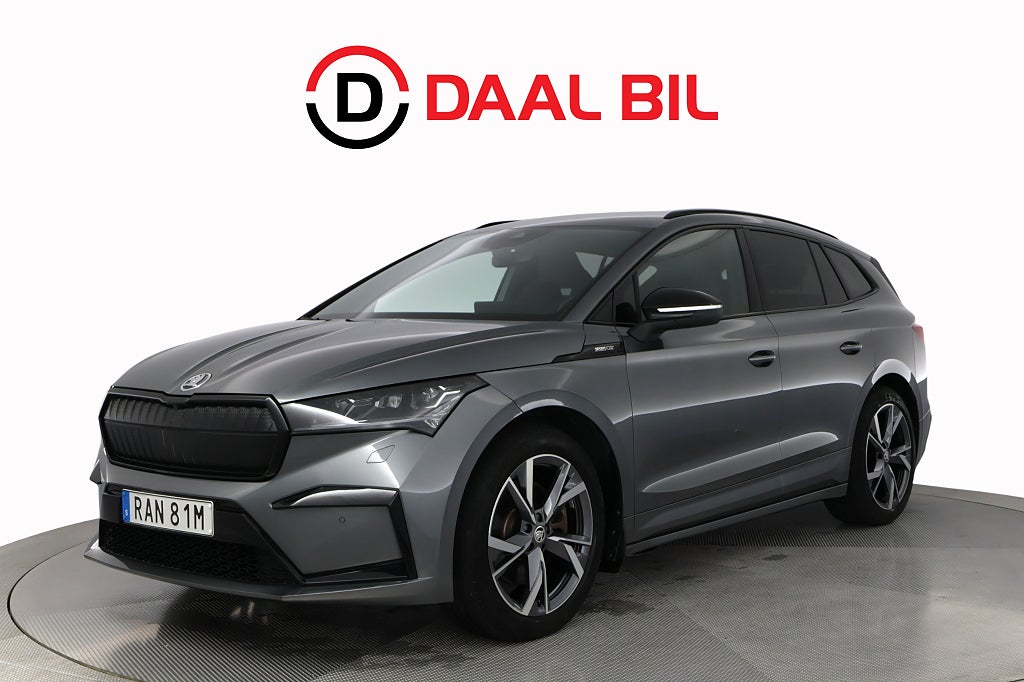 Skoda Enyaq iV 80x 265HK 82kWh SPORT LINE B-KAM NFC P-SENS VÄRM NAVI