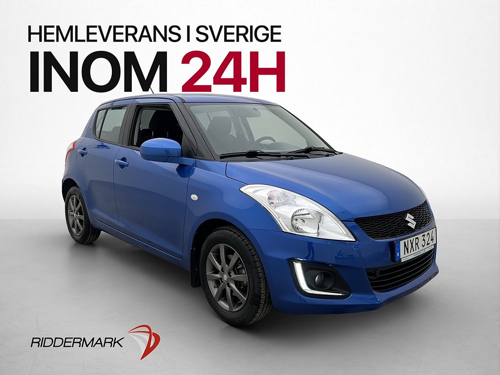 Suzuki Swift 1.2 16V VVT 94hk Värmare Farthållare LÅGAMIL