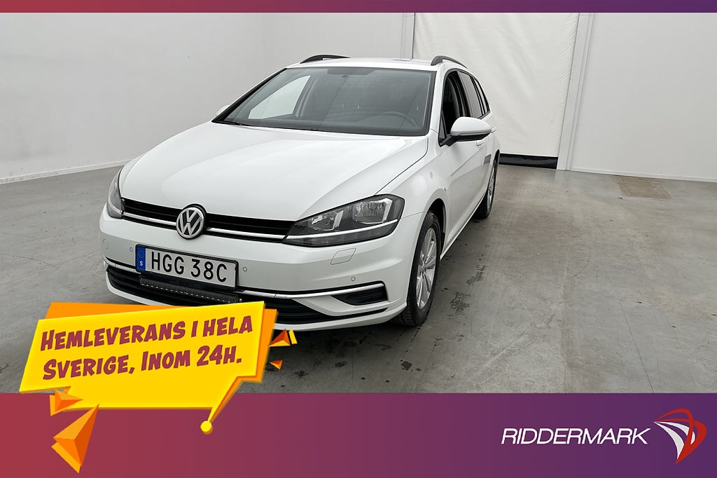 Volkswagen Golf Sportscombi  116hk D-Värmare LED-Ramp MOMS