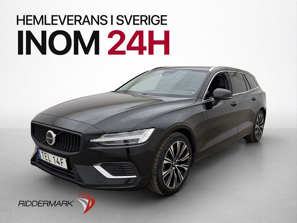 Volvo V60 Recharge T6 AWD 350hk Core Bright Värmare Drag 360