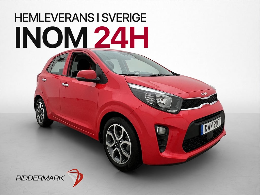 Kia Picanto 1.0 67hk Advance Kamera CarPlay Navi Rattvärme