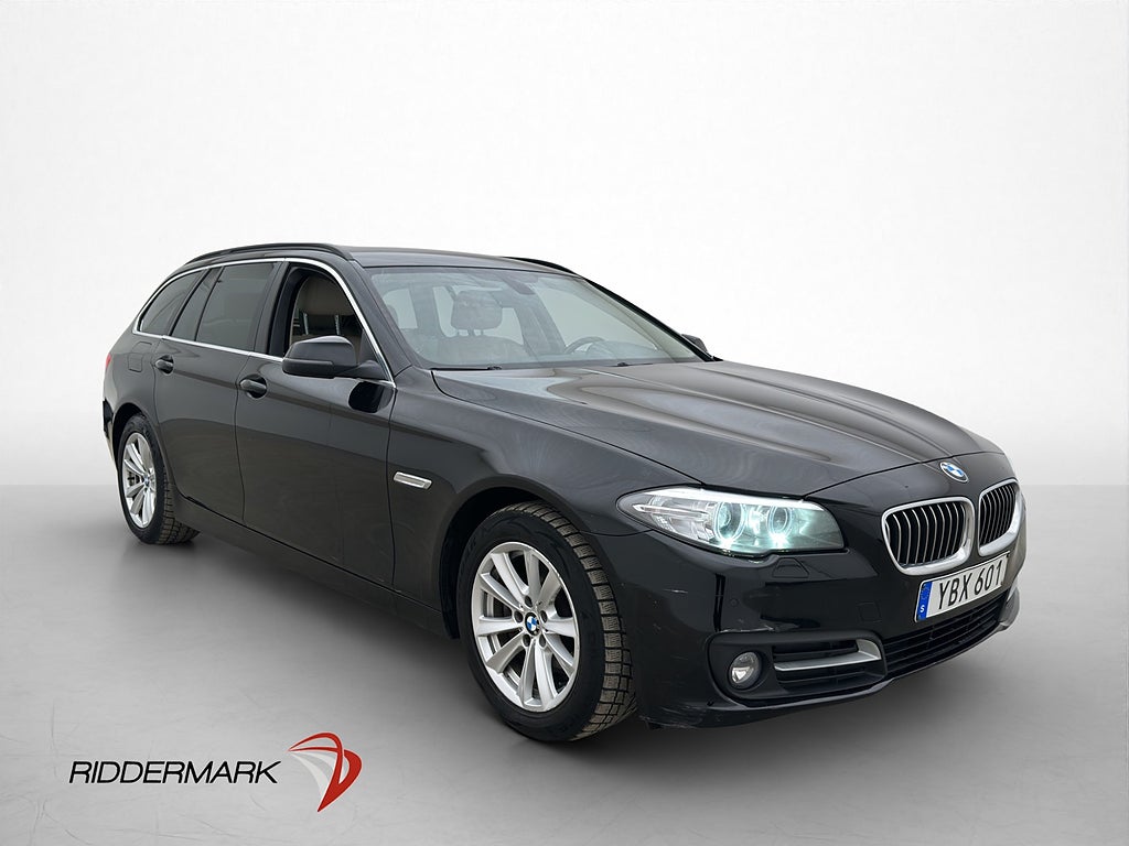 BMW 520d xDrive 190hk Läder Kamera Rattvärme Sensorer Drag