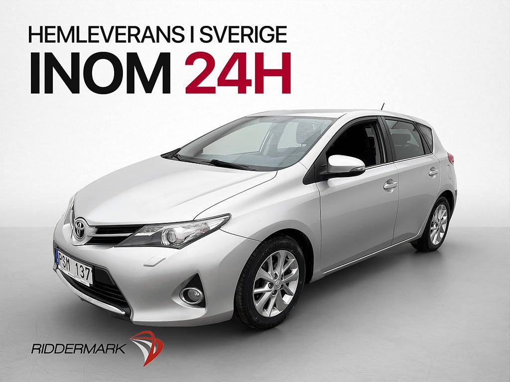 Toyota Auris 1.4 90hk Active M&K-Värmare Kamera Välservad