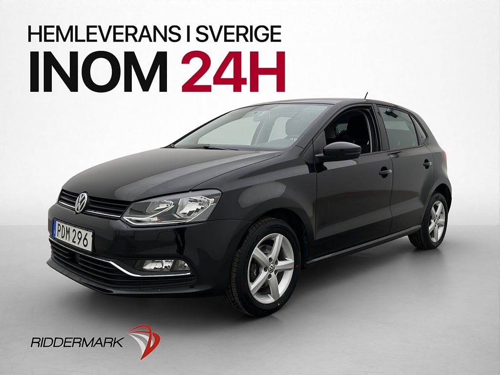 Volkswagen Polo TSI 90hk 3-Brukare Bluetooth 0.47 l/mil