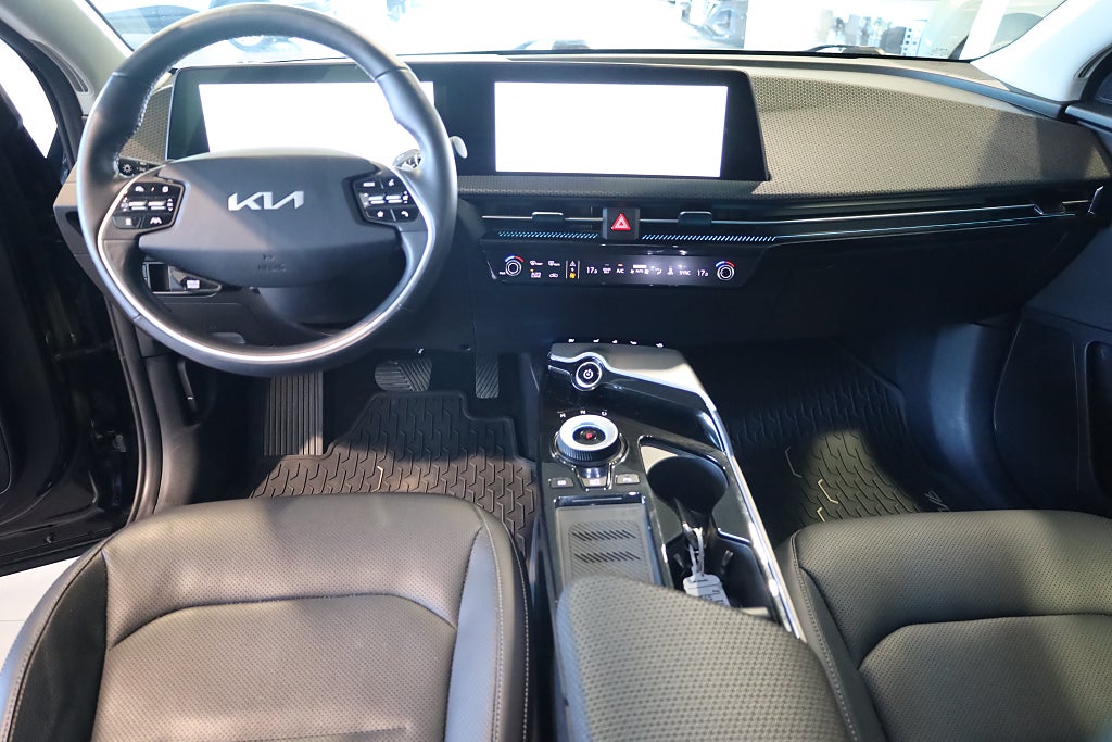Kia EV6 77.4 kWh 360° Navi Drag Läder Leasbar Rattvärme V-Hjul 2023