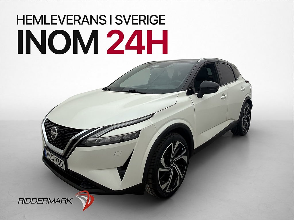 Nissan Qashqai 158hk Tekna Panorama HUD 360° Massage Drag