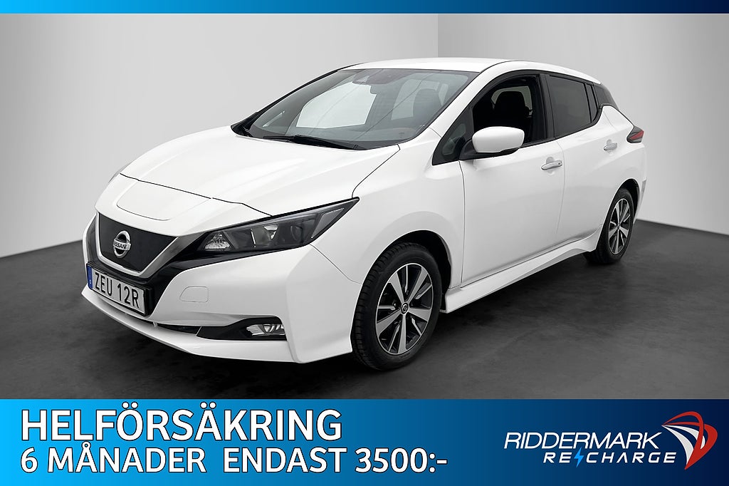 Nissan Leaf 40 kWh Acenta Kamera Navi Rattvärme CarPlay