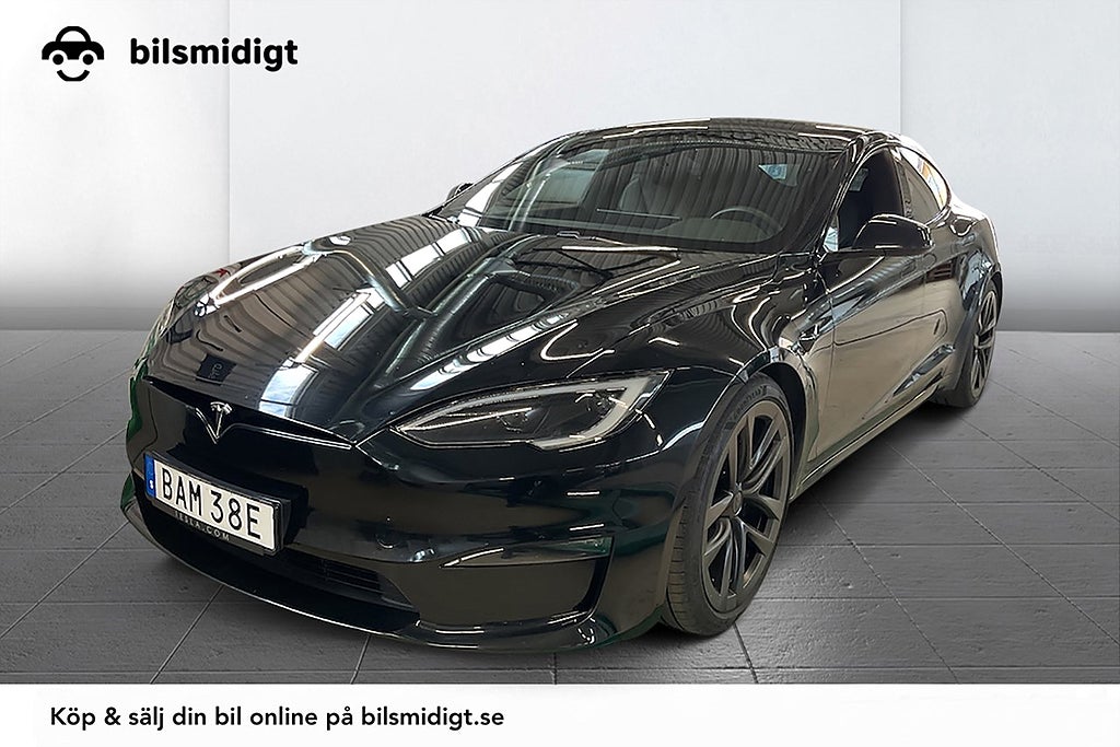 Tesla Model S Pano Läder AI-Dator 0-100 3.2s MOMS 670hk