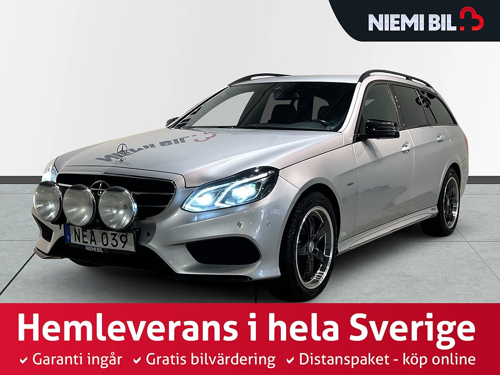 Mercedes-Benz E 220 T BlueTEC 4M 7G AMG Sport Drag Dvärm Kamera SoV